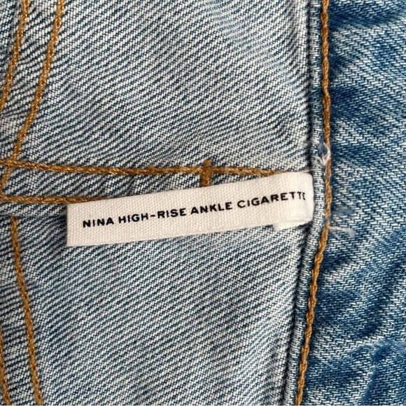 Rag & Bone Nina High Rise Tulip Ankle Cigarette Jeans Size 28 - Picture 15 of 16